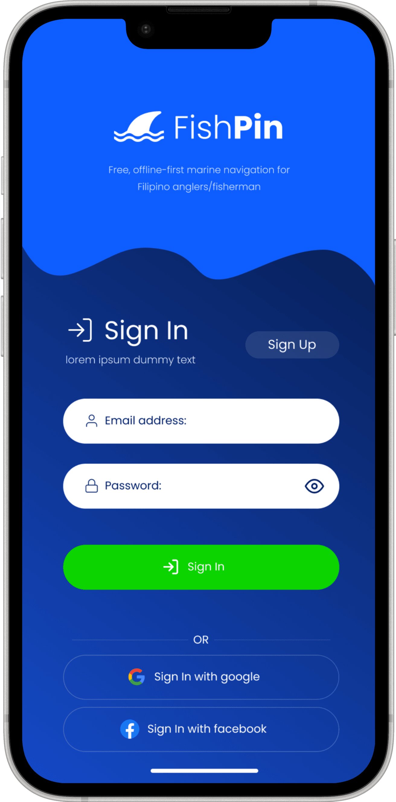FishPin app screenshot 1