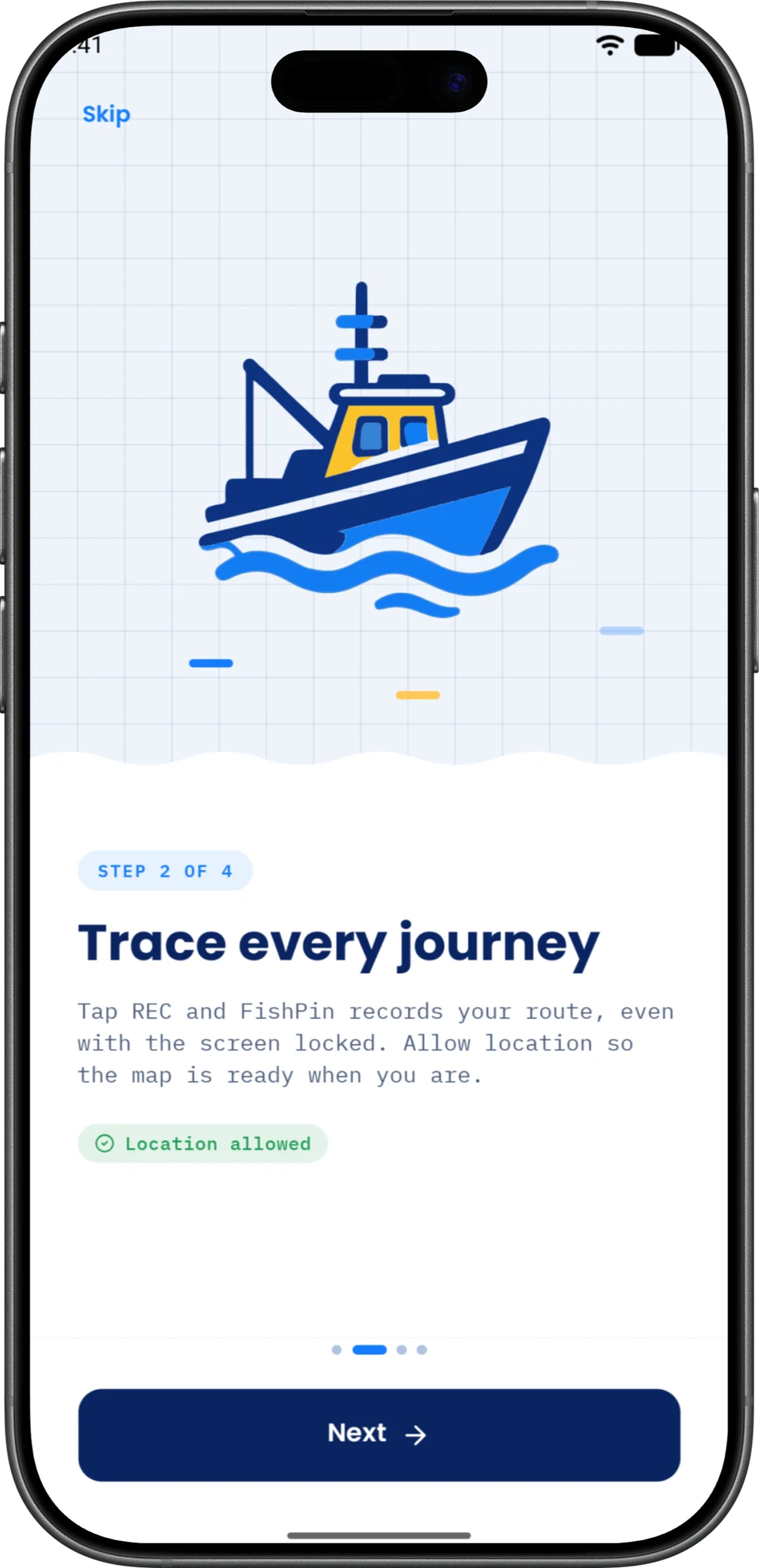 Screenshot ng FishPin app 3